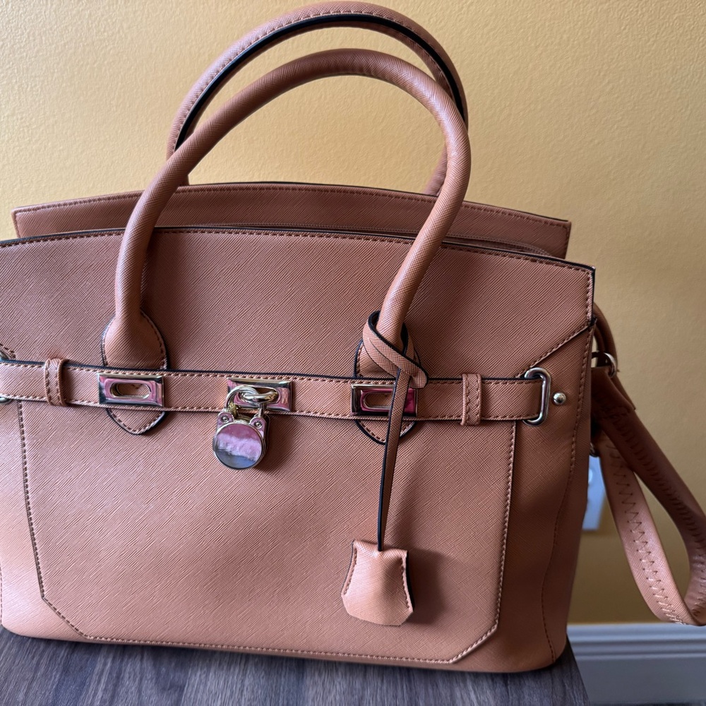 Tan Leather Women's Handbag